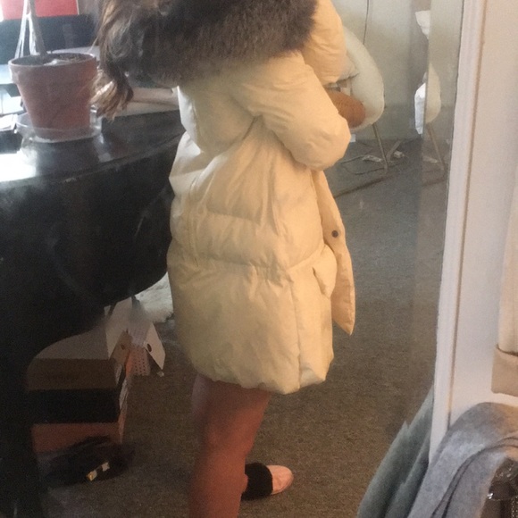 Down Coat White Puffer - Picture 4 of 10